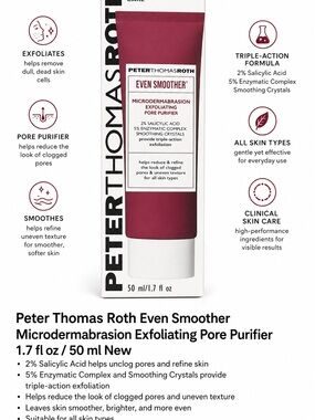 Peter Thomas Roth Even Smoother Microdermabrasion Exfoliator - Burgundy